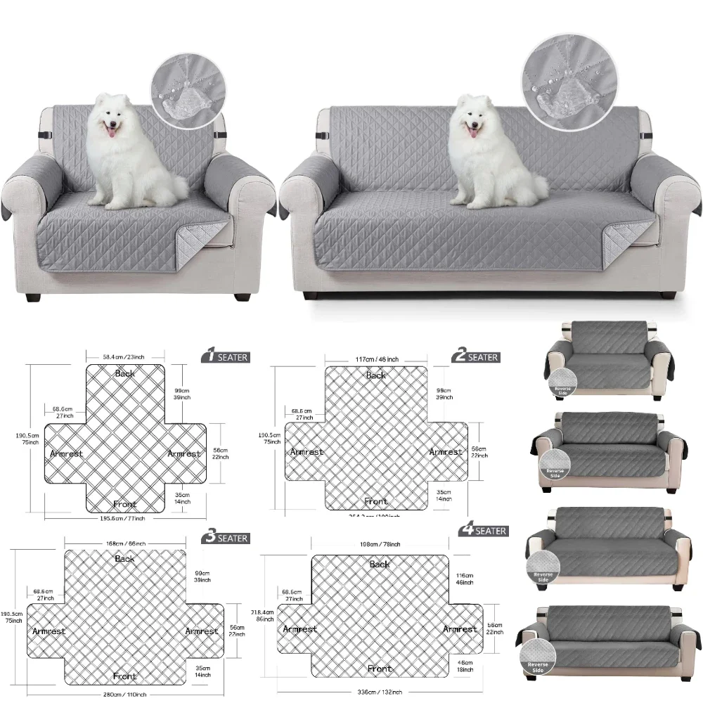 Funda sofá impermeable antideslizante – Protege tus muebles de mascotas - imagen 4