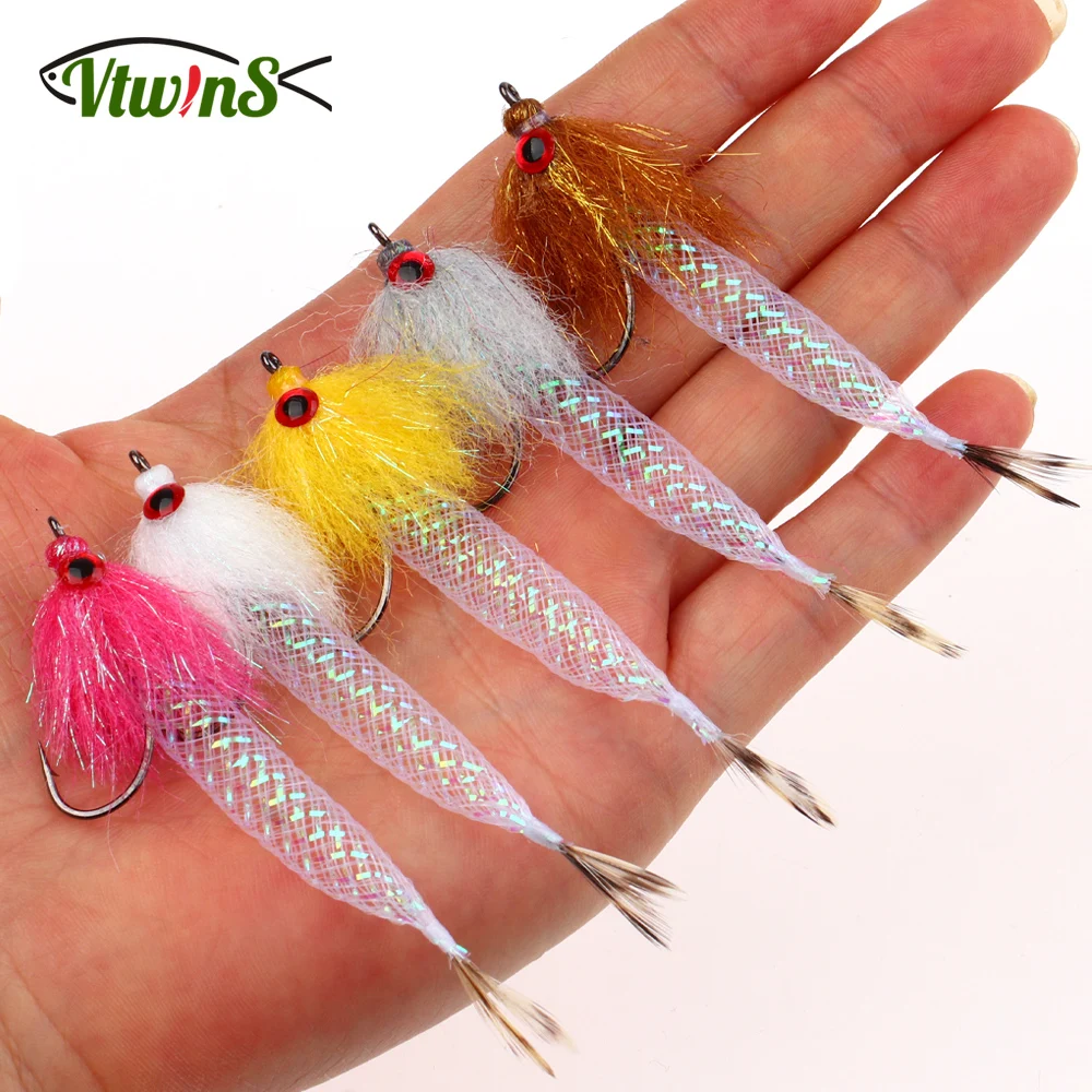 Mylar Minnow con brillo y ojos 3D