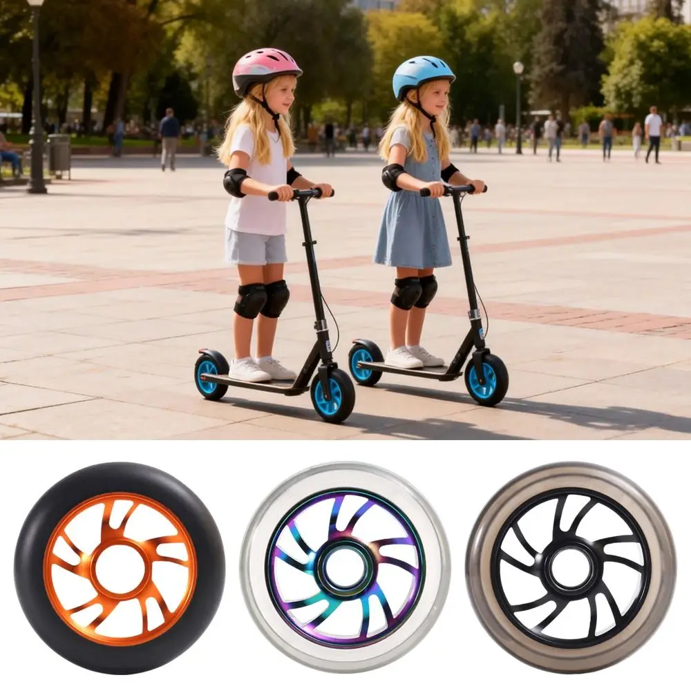 Ruedas de patinete silenciosas con rodamientos y aluminio reforzado - imagen 5