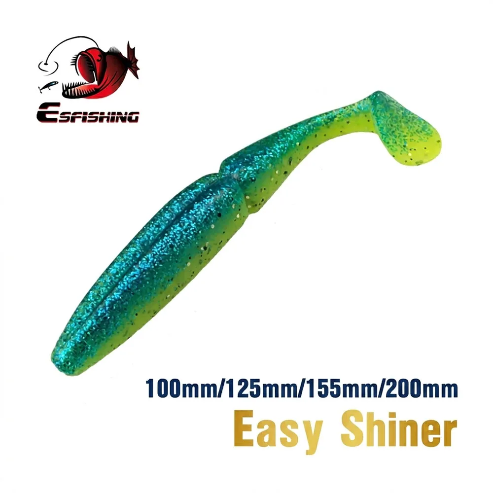 Señuelo Easy Shiner ESFISHING de vinilo para lucio, lubina y perca - imagen 4