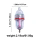 Luz de señuelo LED intermitente con tubo luminoso para pesca nocturna