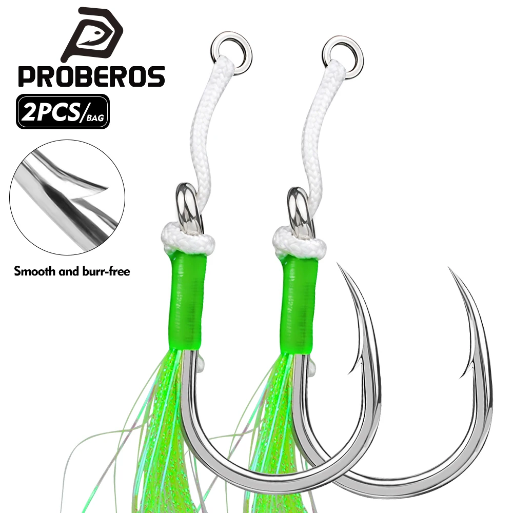 Anzuelos Jig doble de asistencia PROBEROS para aguas profundas - imagen 2