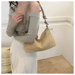 Bolso Tote de Paja y Ratán Tejido a Mano – Gran Capacidad Mujer