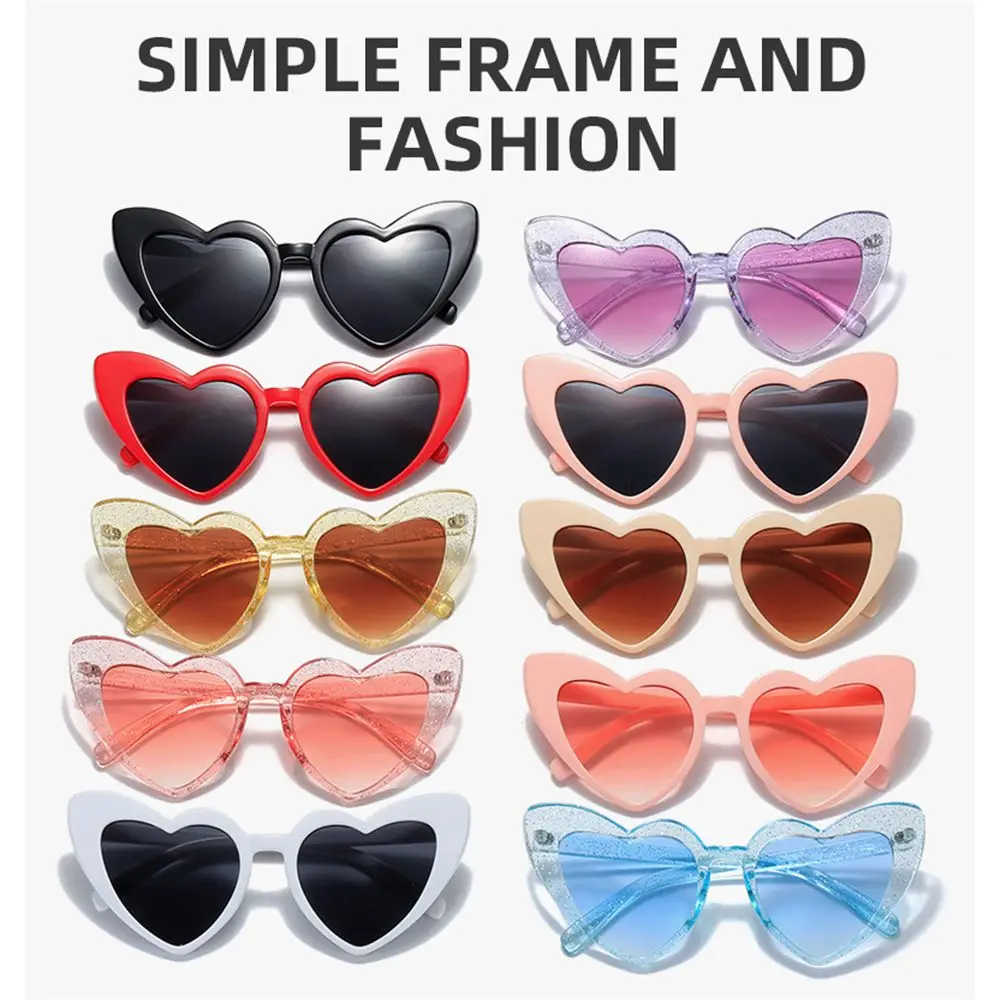 Gafas de sol retro corazón con protección UV400 – estilo clásico - imagen 4