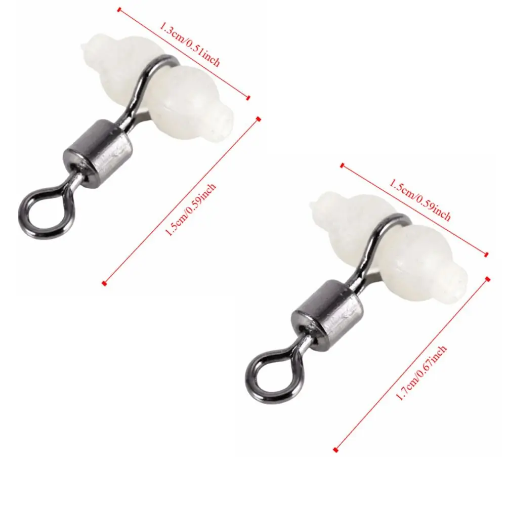 Conectores giratorios con cuentas luminosas