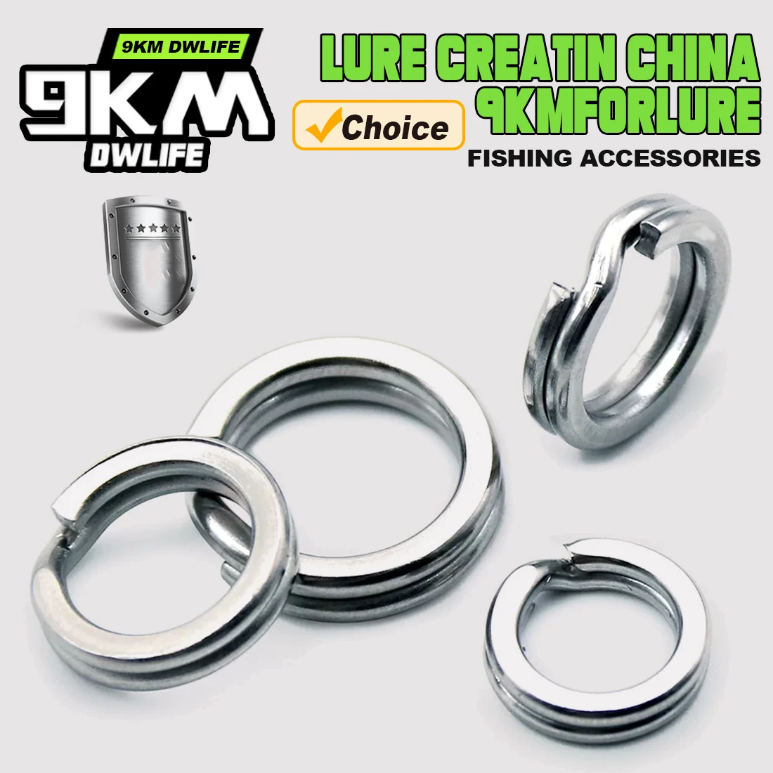 Anillos divididos acero inoxidable para agua salada