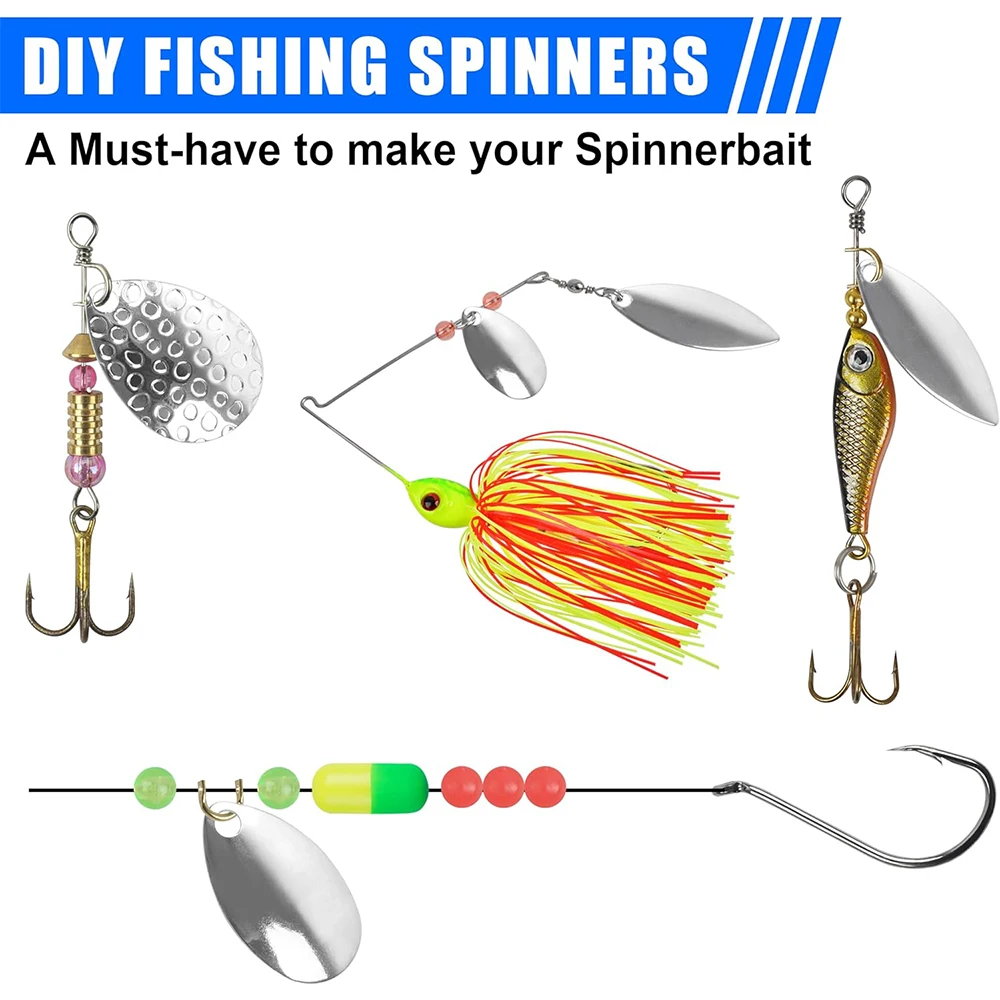 Cuchillas para Spinnerbait Colorado Willow de Fácil Rotación - imagen 2