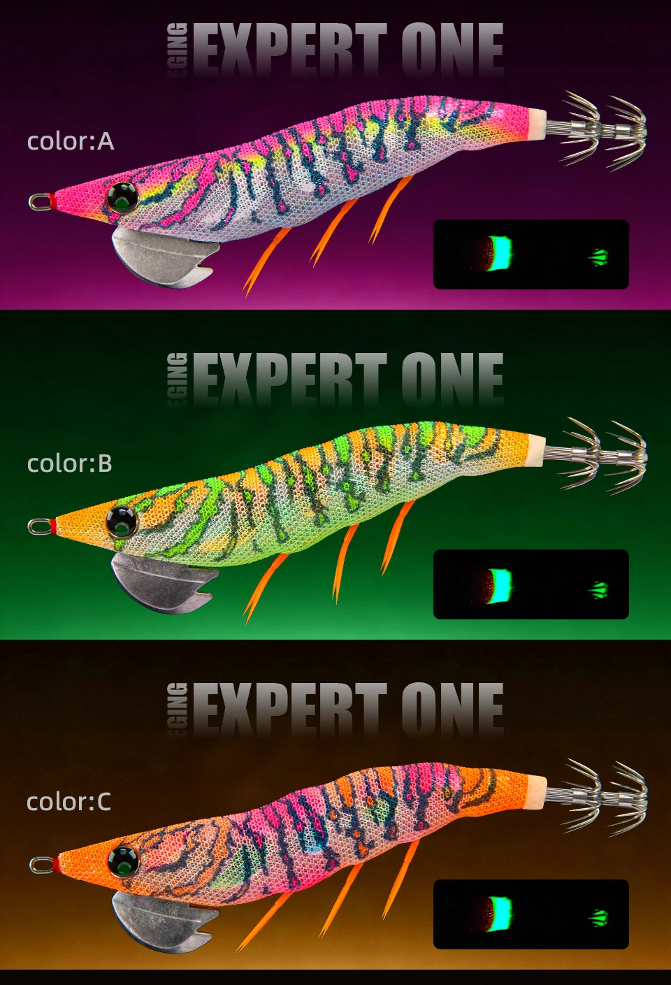 Señuelo preparado para pesca desde embarcación