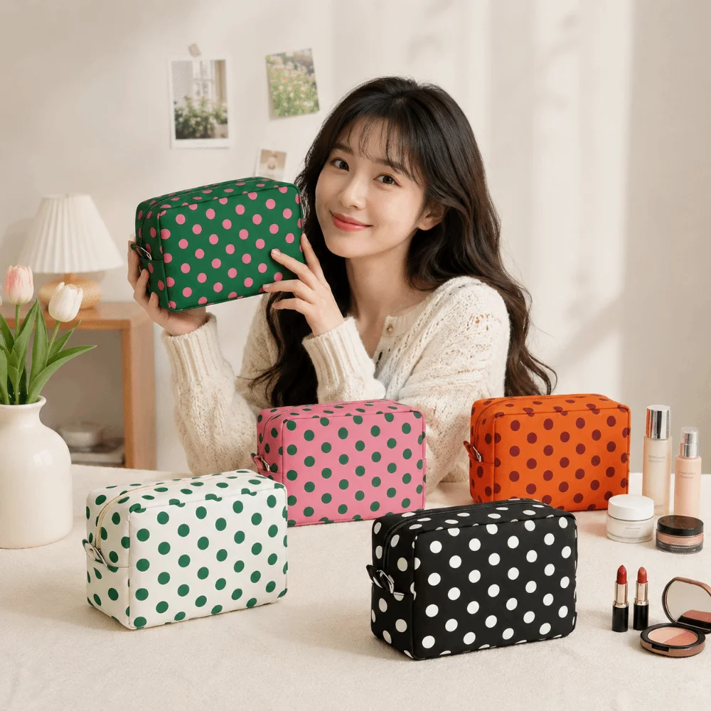 Bolsa impermeable de almacenamiento con puntos y gran capacidad - imagen 5