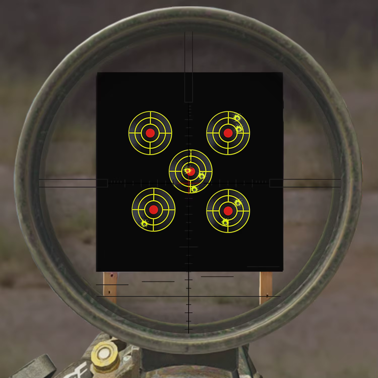 Pegatinas Splatter Autoadhesivas Objetivos de Entrenamiento 7,6 cm - imagen 3