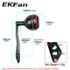 EKfan manivela de carrete baitcasting en aleación de aluminio - imagen 2