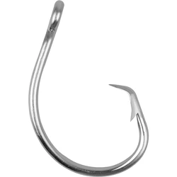 Anzuelos Circle Hook acero inoxidable para pesca de atún y lubina