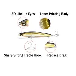 OUTKIT Thrill lápiz hundidor 12-17 g - Señuelo para lucio veloz