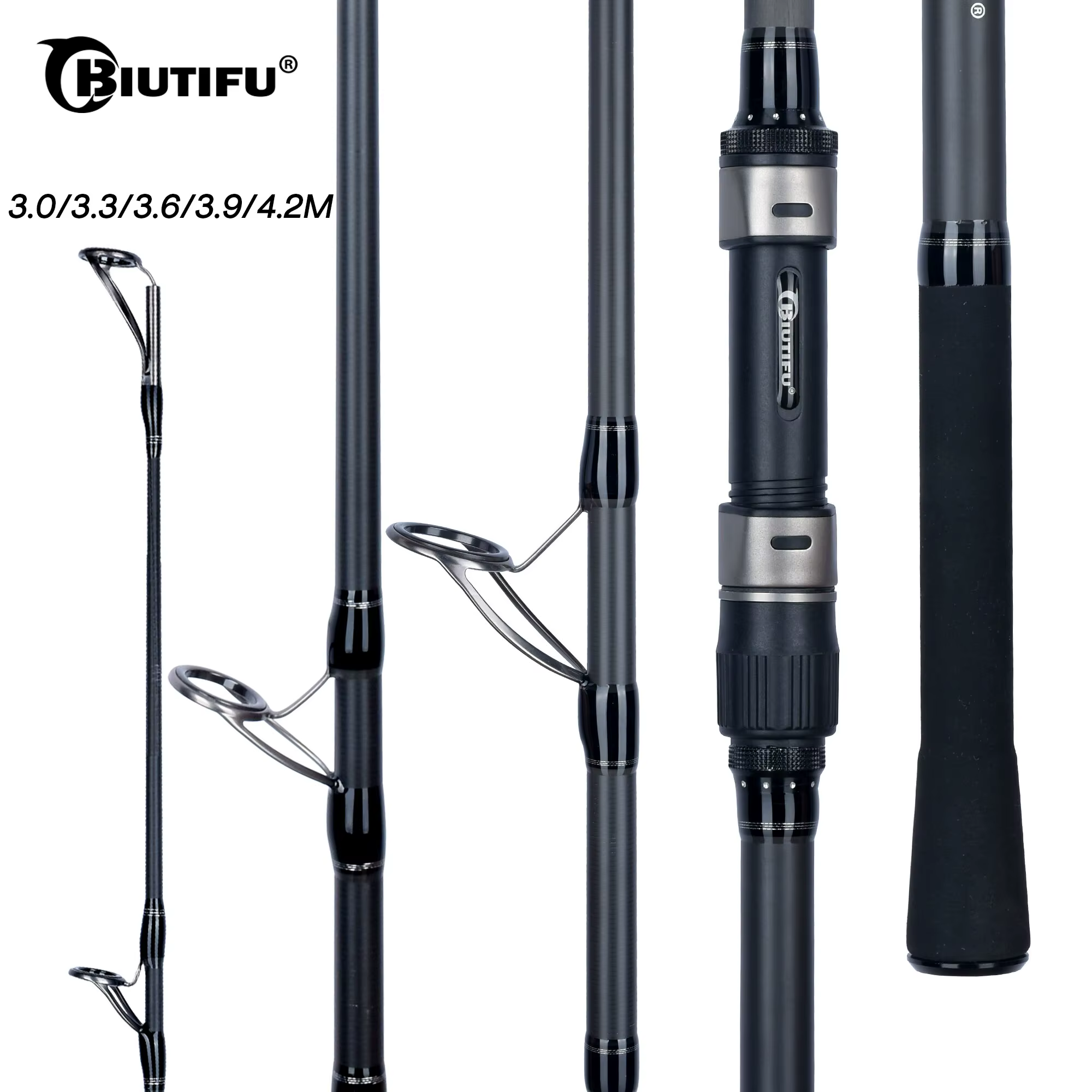 Caña surfcasting Carbono T800 – alta sensibilidad y potencia