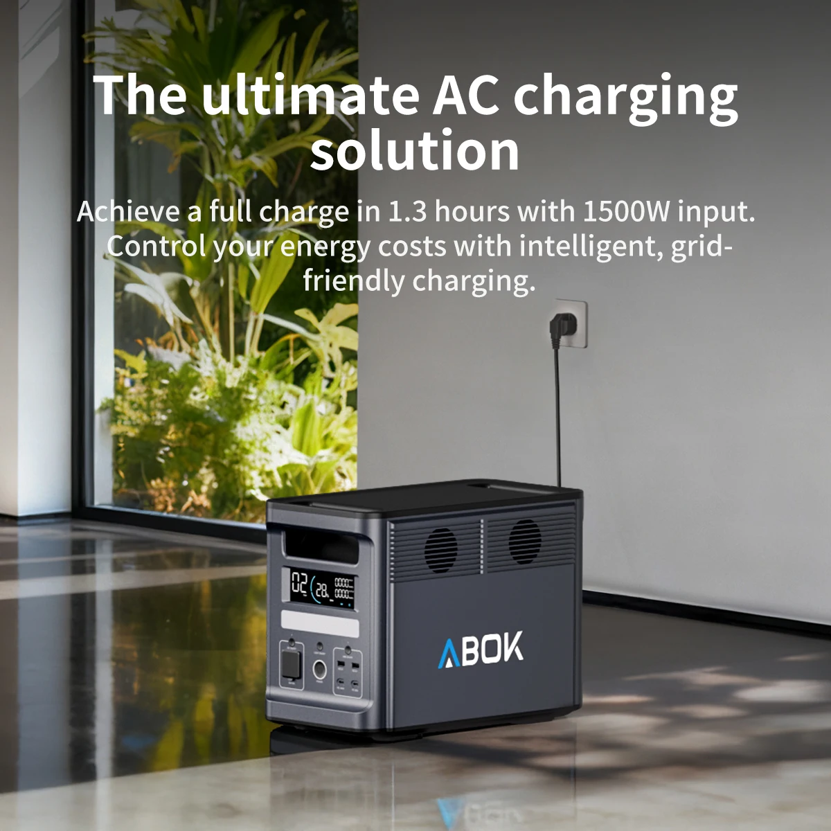 ABOK Ark2000 estación de energía portátil con app LiFePO4 - imagen 4