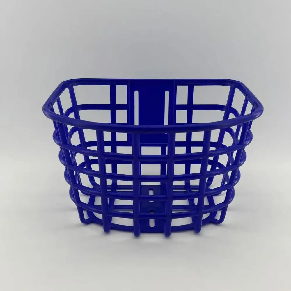 Cesta en color azul y vista frontal