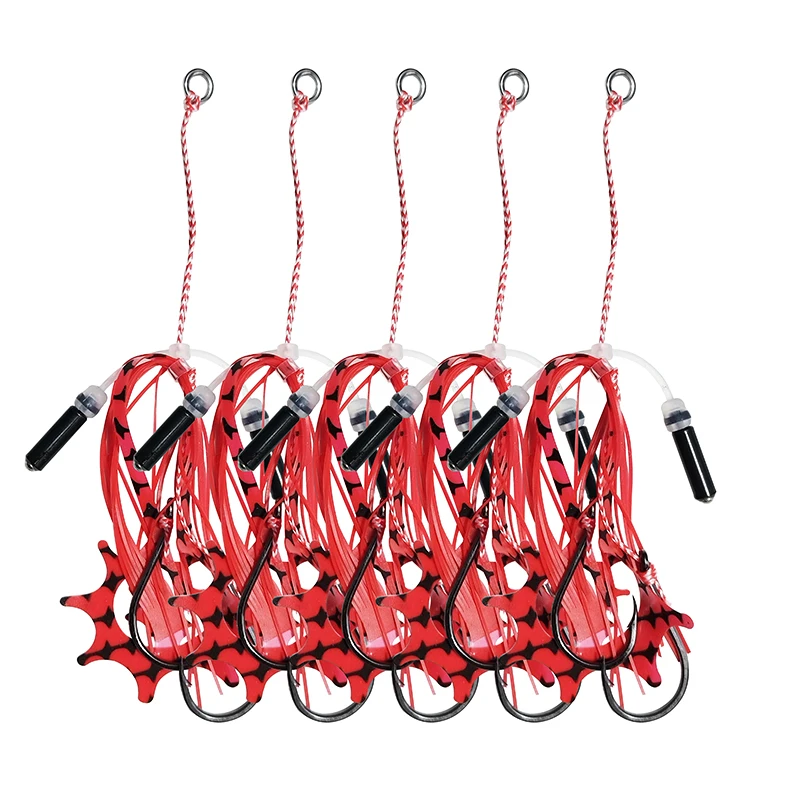 Faldas silicona campana girasol para jig head accesorios pesca marina - imagen 5