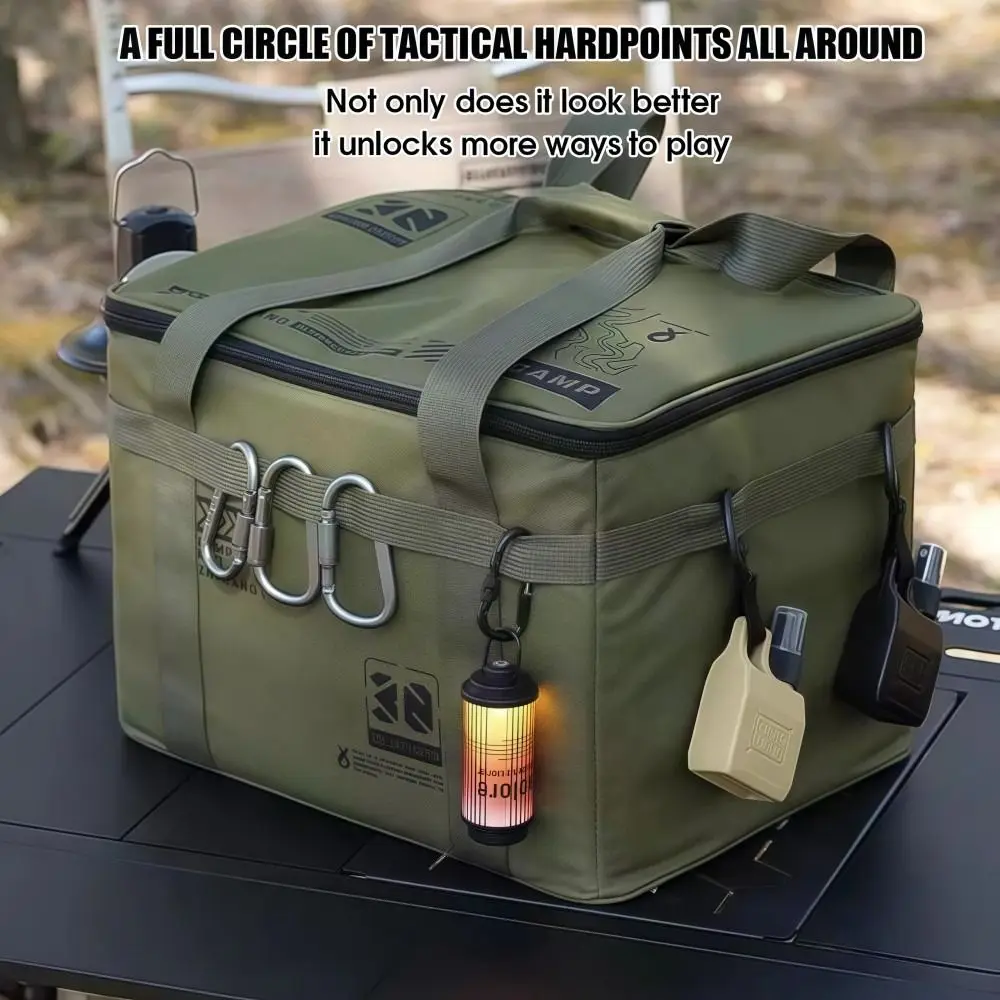 Bolsa almacenaje impermeable plegable – Compartimentos gran capacidad - imagen 3