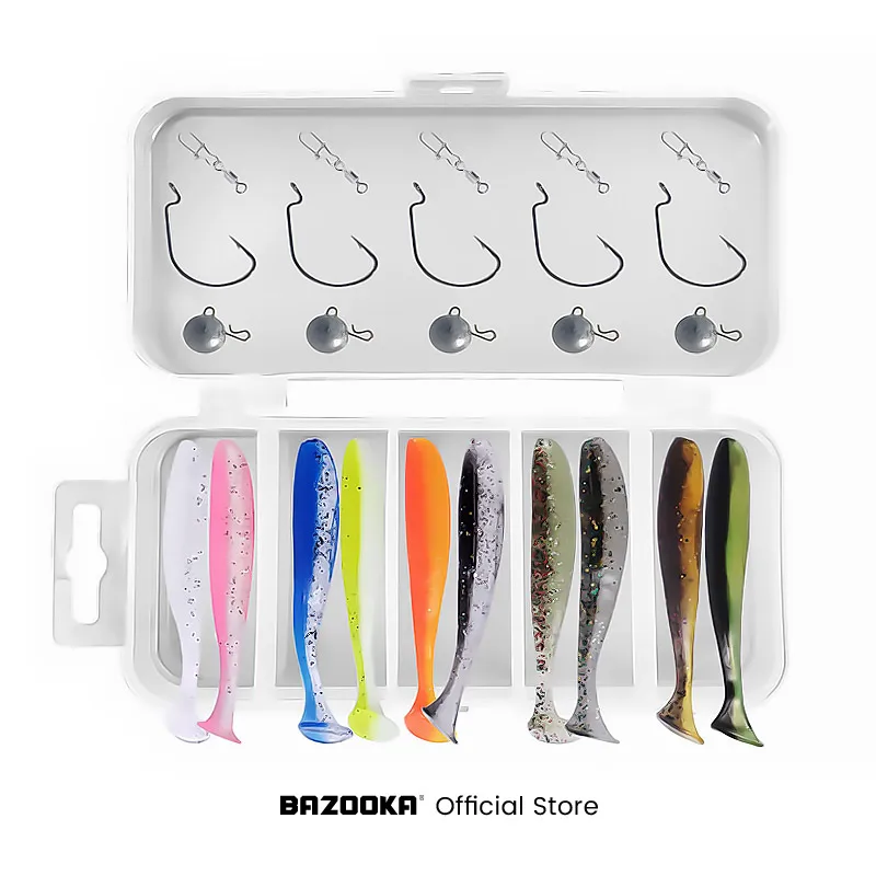 Bazooka Señuelos blandos para pesca – Cebo de silicona gusano - imagen 5