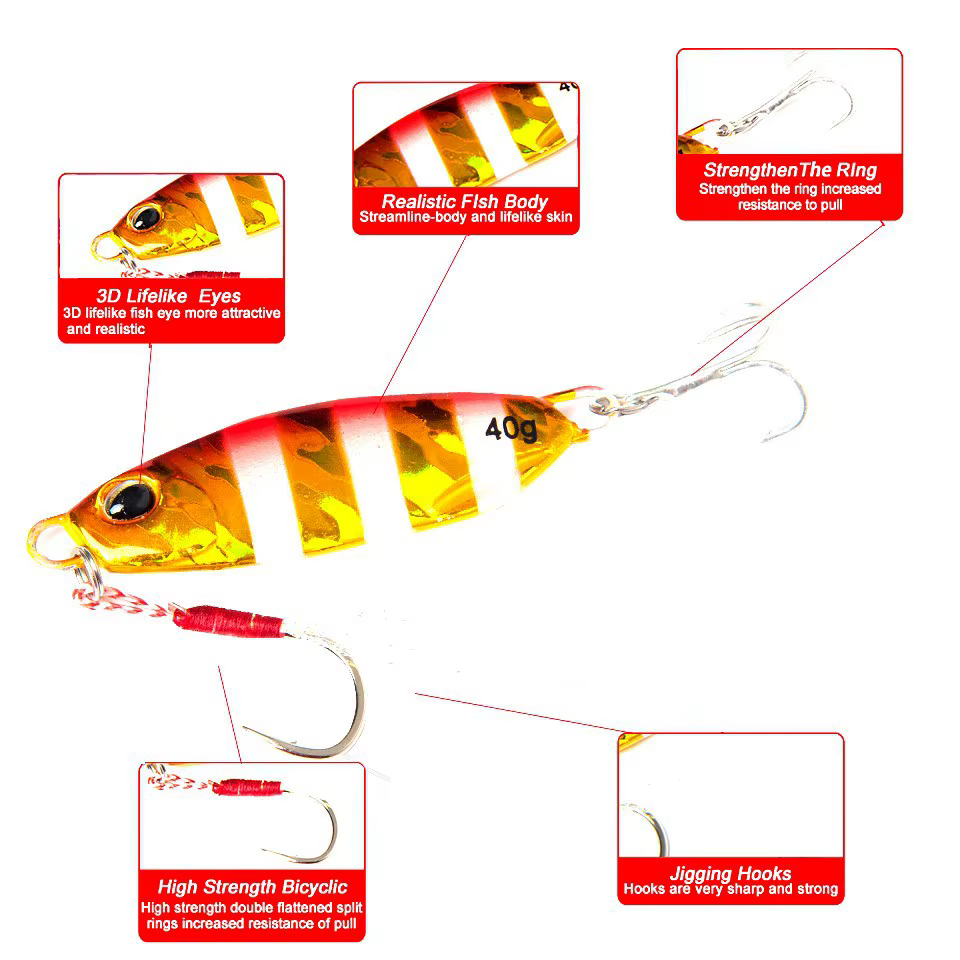 Drager Cuchara Jigging Metal 40-50g - imagen 4