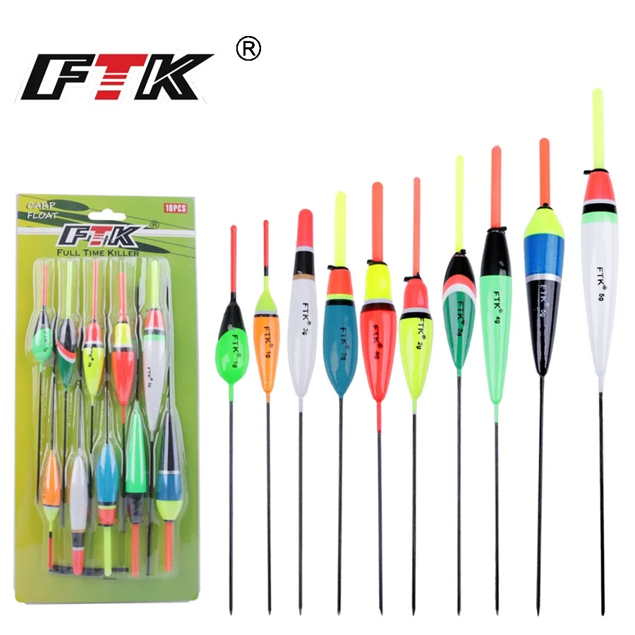 FTK Flotador vertical para carpa con barra luminosa