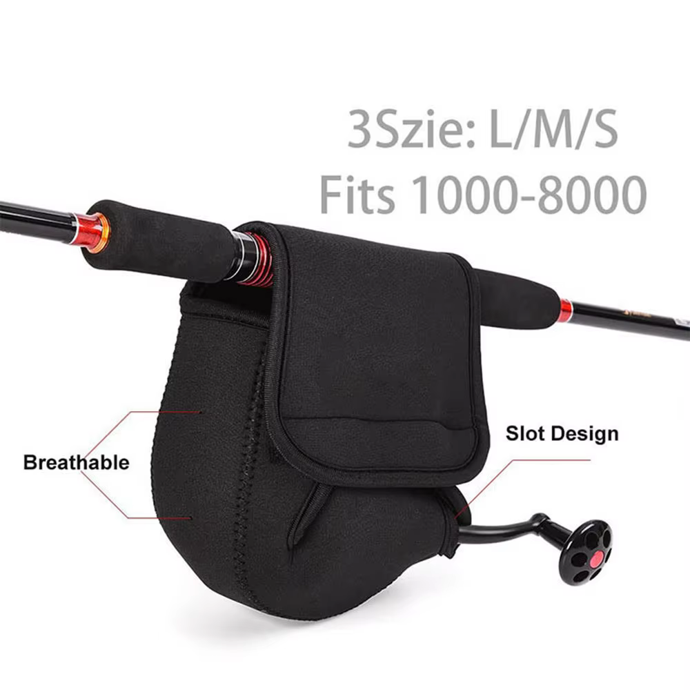 Funda de neopreno impermeable para carrete spinning - imagen 3
