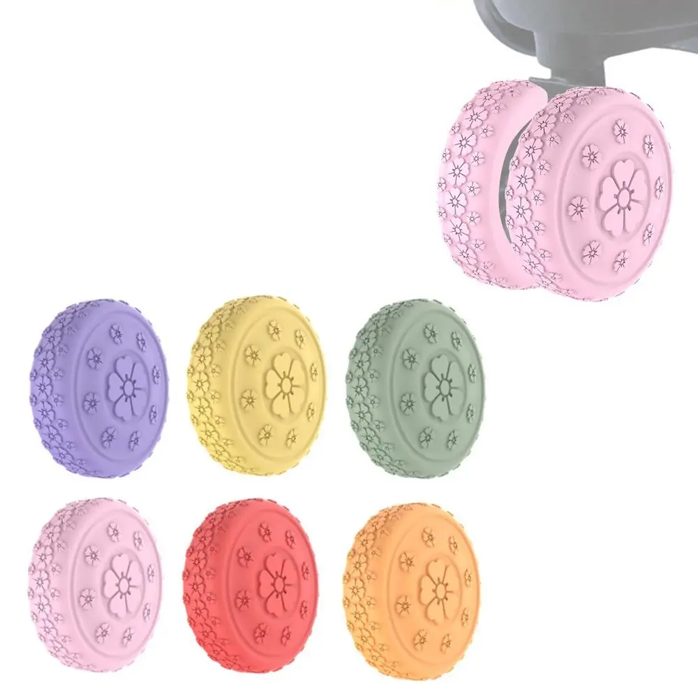 Protectores de ruedas de equipaje antideslizantes de silicona - imagen 3