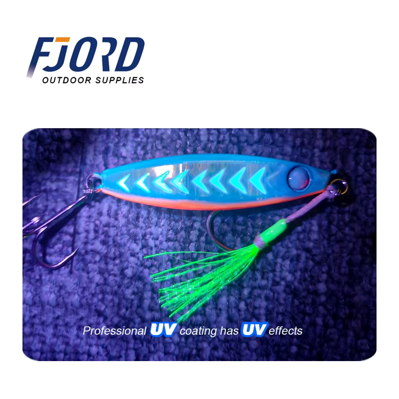 FJORD Jig Head Lastrado 40-80g – Luz nocturna para Shore Casting - imagen 3