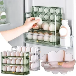 Organizador de huevos para frigorífico con dispensador de cocina