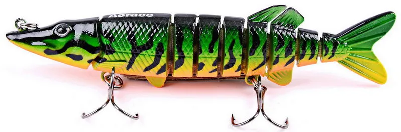 Variedad de colores del señuelo de pesca