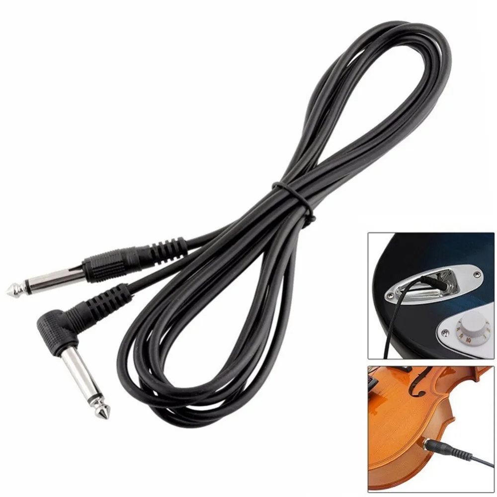 Cable de guitarra con conector jack 6,35 mm en ángulo recto, PVC - imagen 5