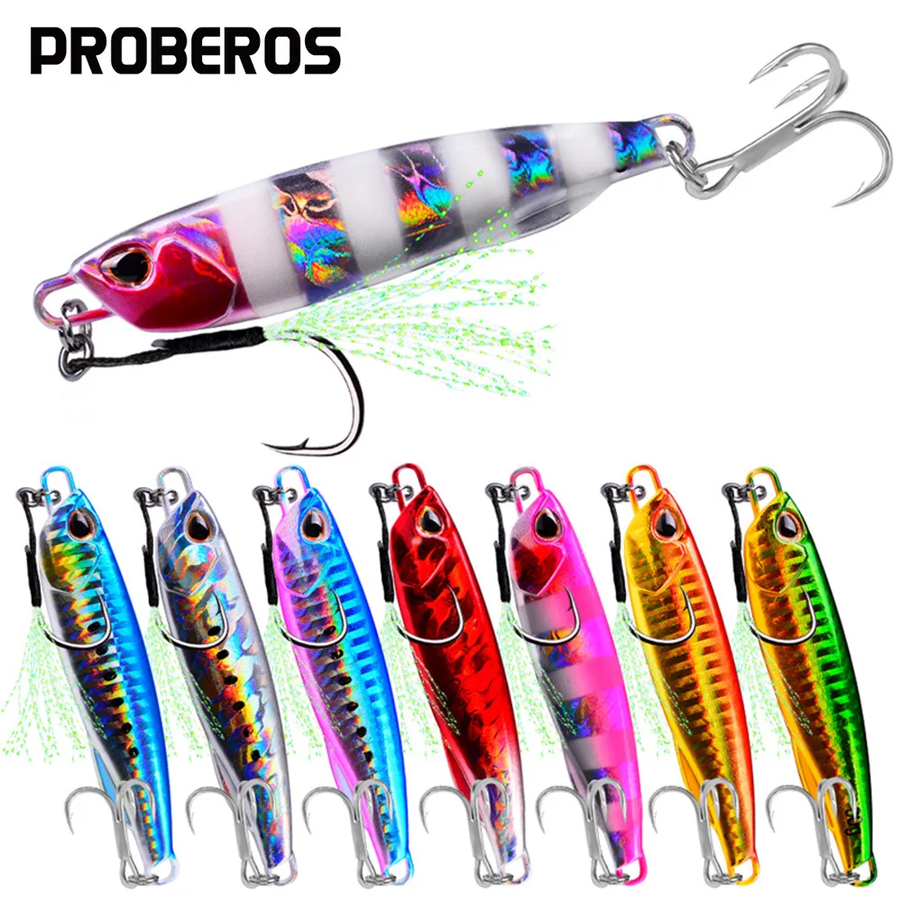 Señuelo de pesca de Metal hundido 3D con aspecto 3D