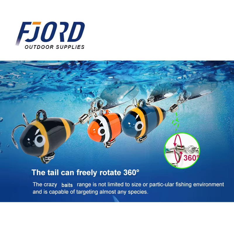 Spinner Metal VIB FJORD – Cuchara cola rápida para shore casting - imagen 4