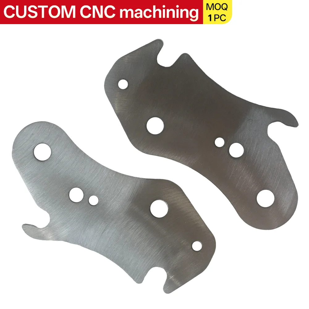 Piezas CNC para señuelos en acero inoxidable con perforaciones - imagen 2