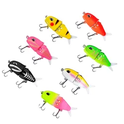 Crankbait lubina 2 segmentos buceo profundo – señuelo plástico realista