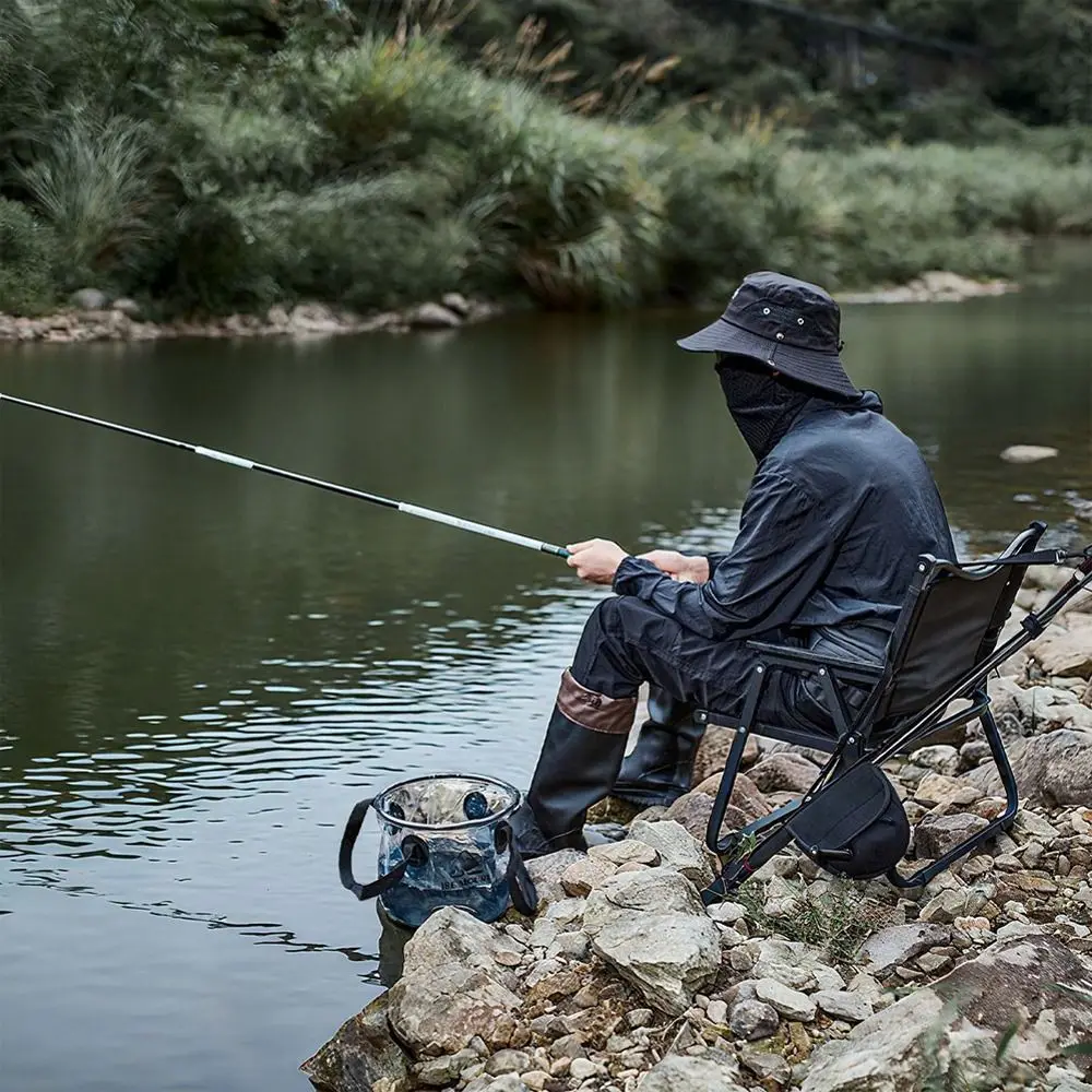 Bolsa para carretes de pesca negra, estuche a prueba de golpes - imagen 3