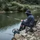 Bolsa para carretes de pesca negra, estuche a prueba de golpes - imagen 3