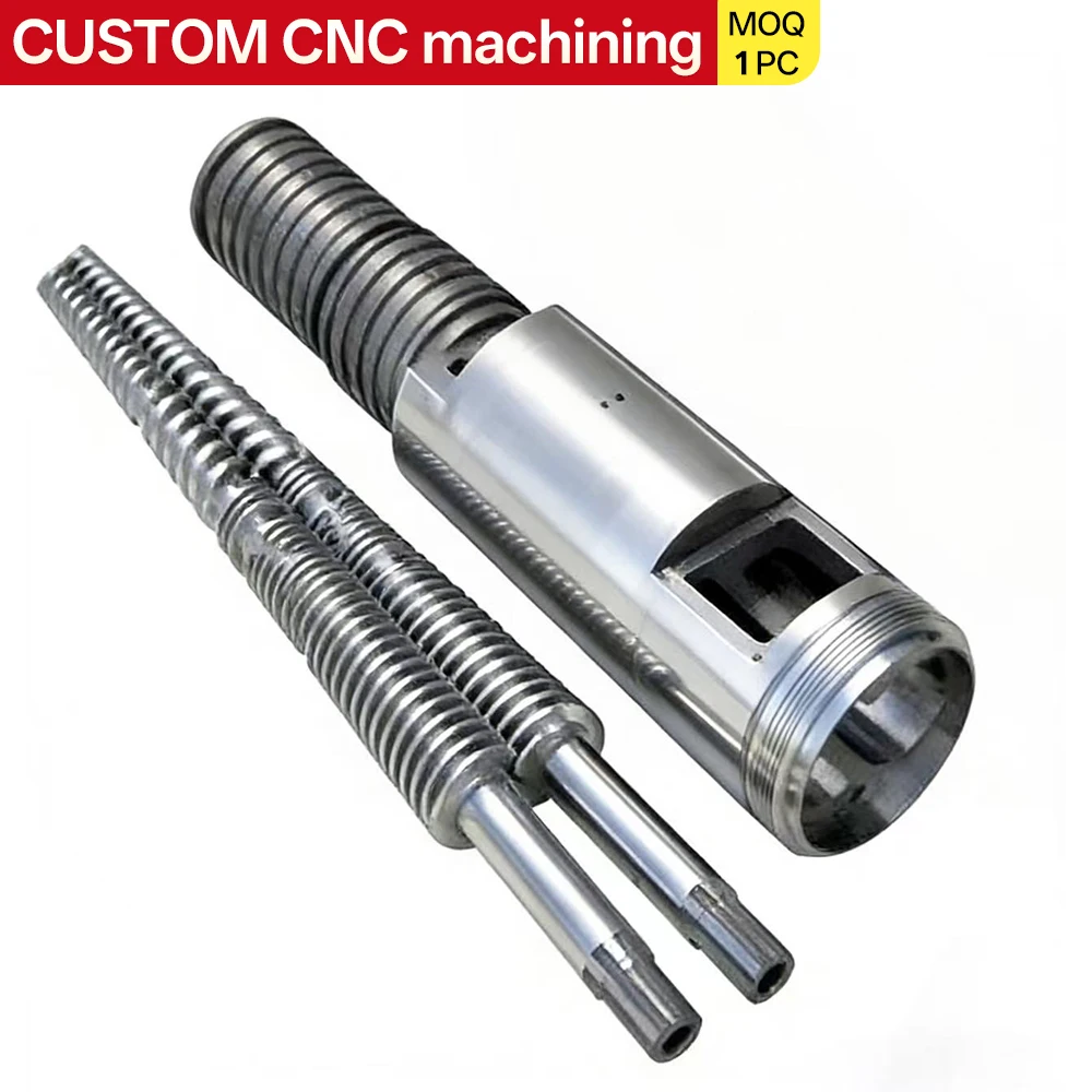 Tornillo y cilindro PE de un solo eje rentables para producción personalizada - imagen 2