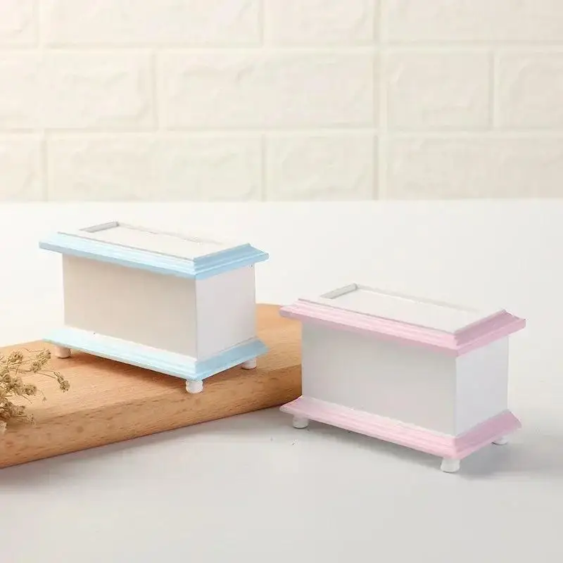 Caja trasera mini para casa de muñecas, decoración en miniatura - imagen 3