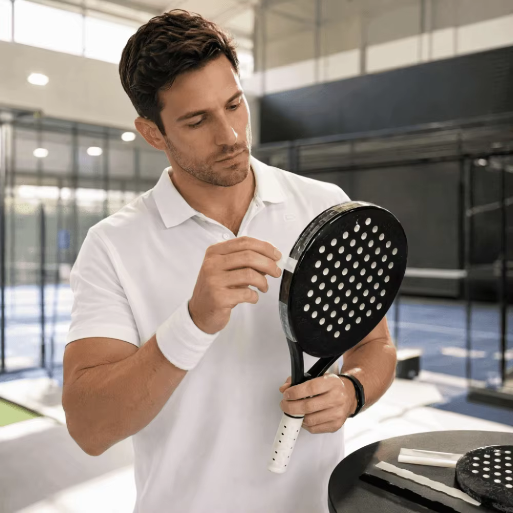 Cinta Protectora Borde Raqueta Pickleball PU Antideslizante - imagen 3