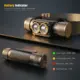 Linterna frontal LED recargable USB-C resistente al agua para pesca - imagen 5