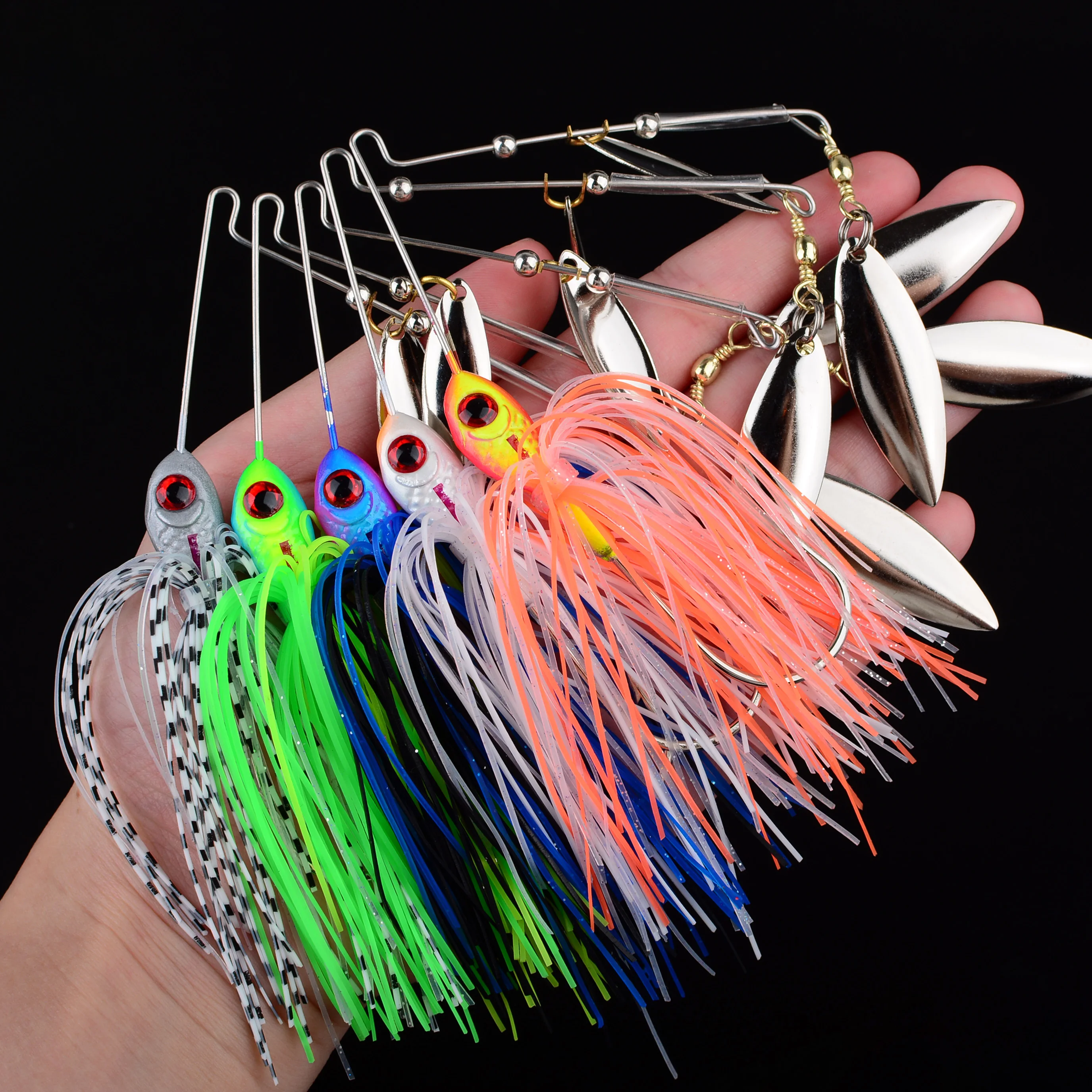 Chatterbait para lubina y lucio con cuchilla tipo blade jig danzante - imagen 3