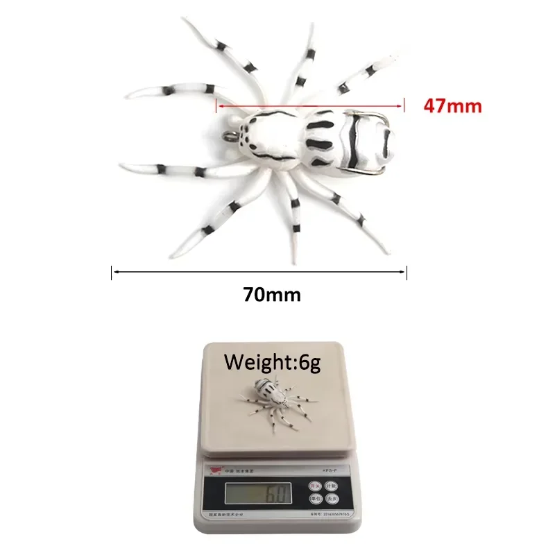 Forma realista de araña y silueta atractiva