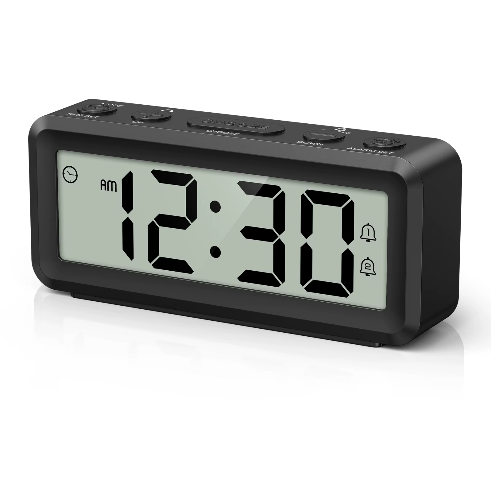 Despertador Digital Portátil Doble Alarma Repetición Fecha Hora Pesca