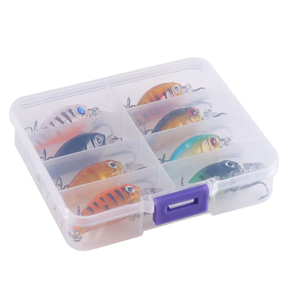 Detalle de los señuelos mini para pesca