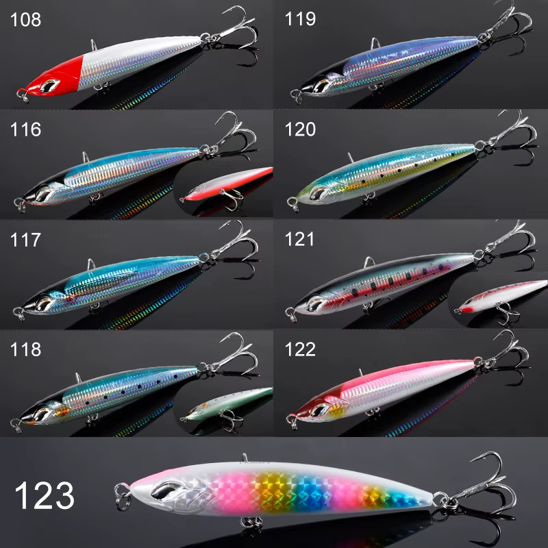 NOEBY Stickbait Topwater – Wobbler flotante para pesca de GT en mar