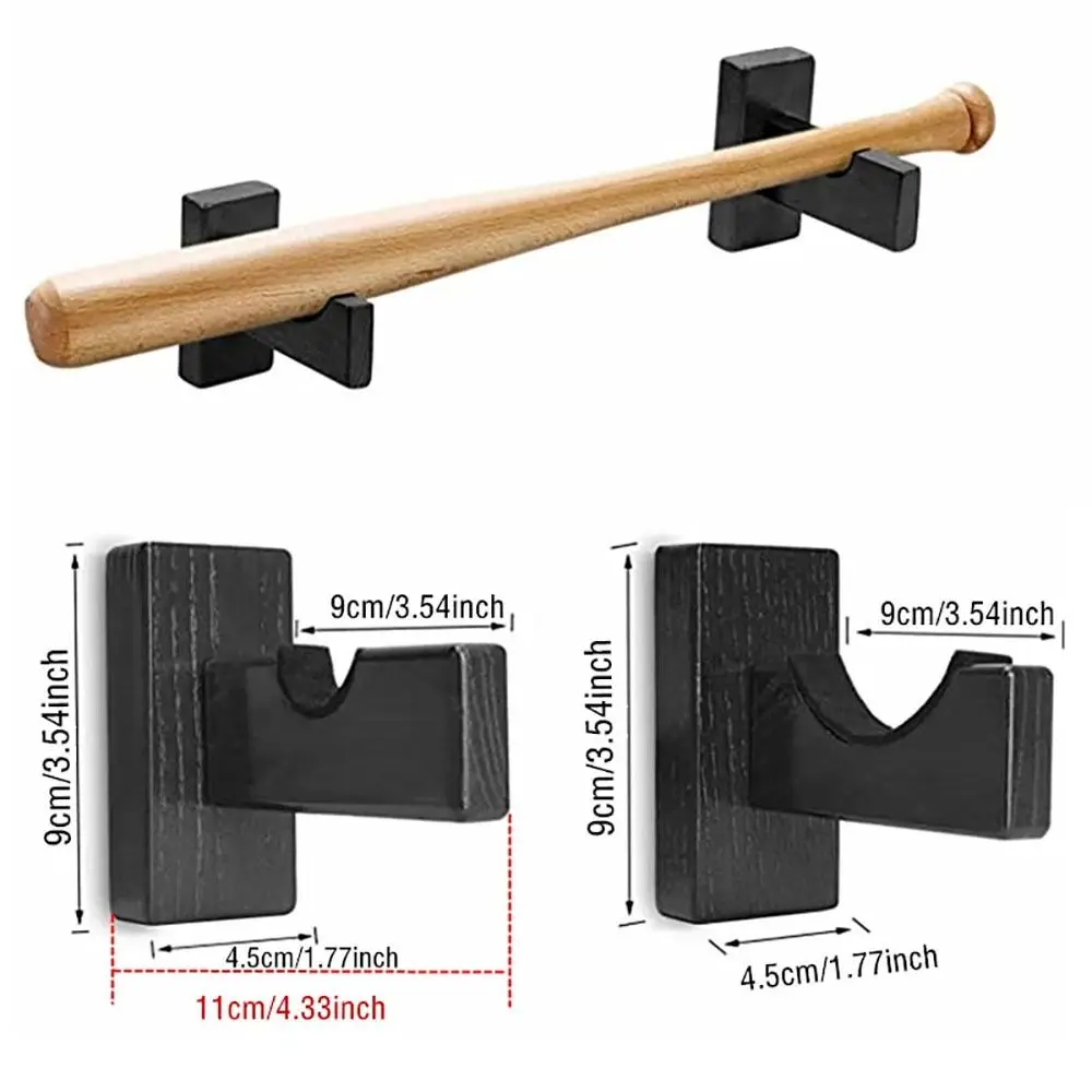 Soporte de bate en pared, vista del producto
