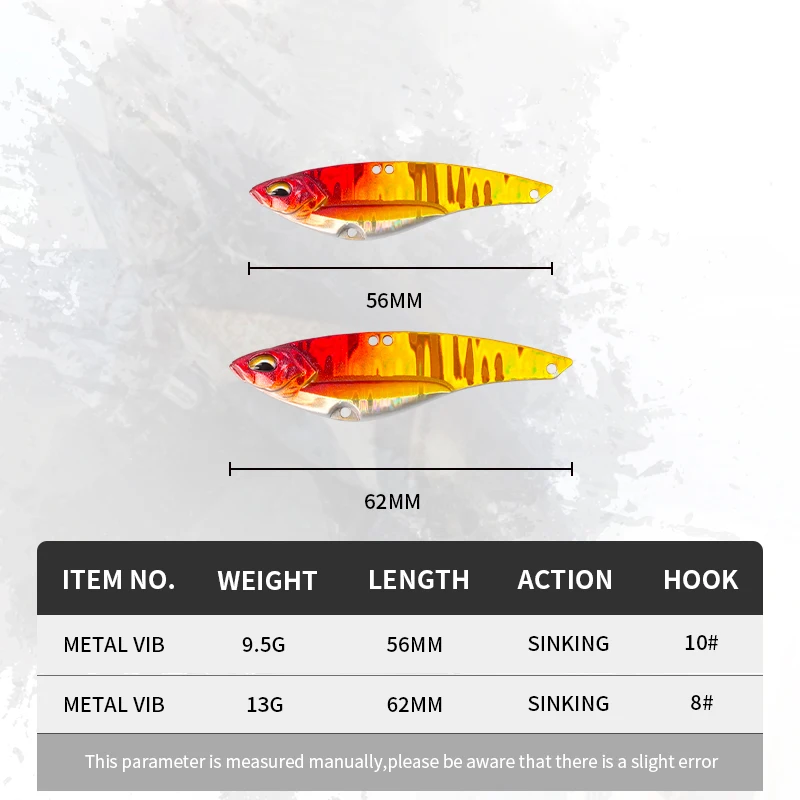 Crankbait Vib Blade LETOYO hundimiento con vibración y jigging - imagen 2