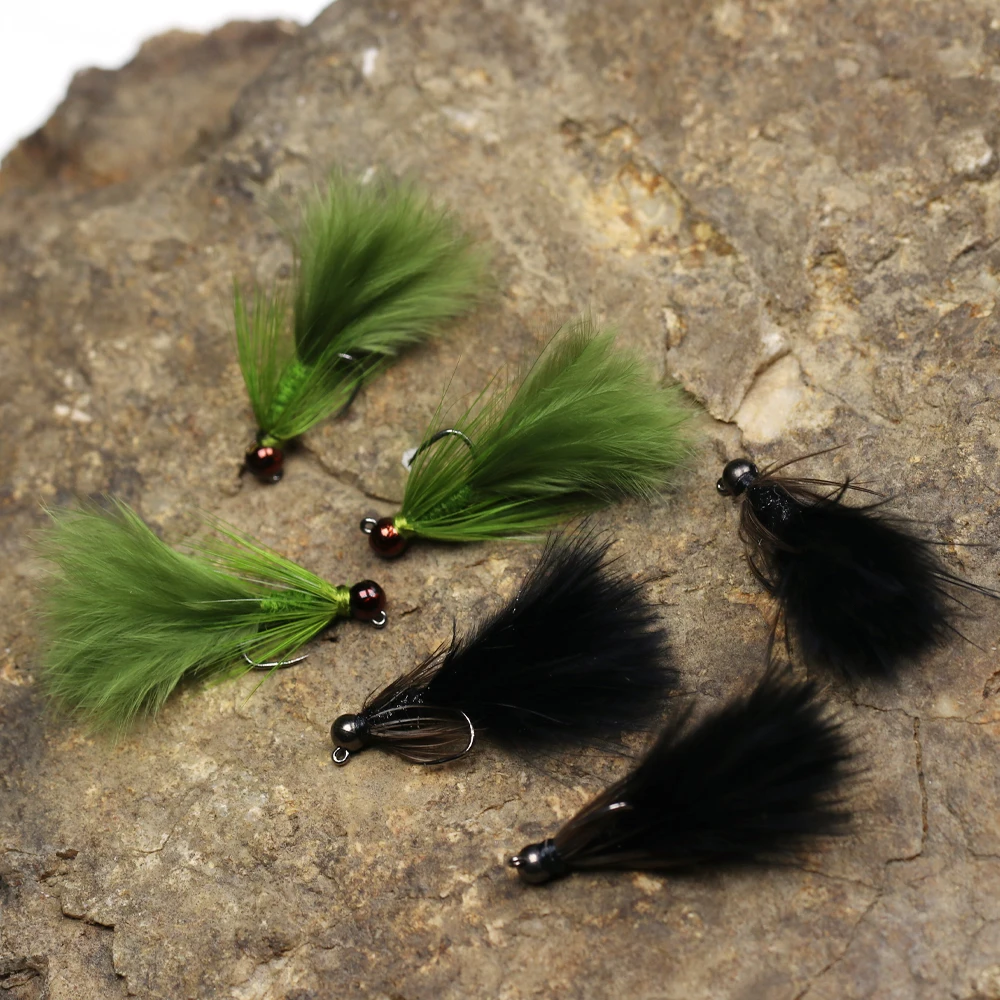 Vtwins Jig Head Streamer con cuentas ranuradas de tungsteno - imagen 5
