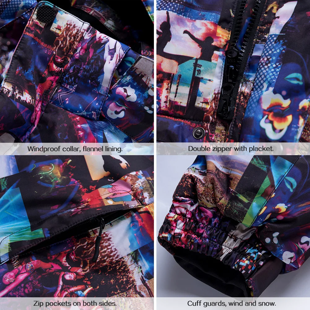 Conjunto snowboard infantil: mono de nieve impermeable y cortaviento - imagen 3